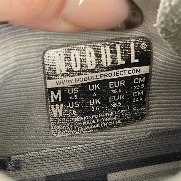 NOBULL Linear Trainer Lace Front Low Top Sneaker Size 6 Women - Picture 10 of 10